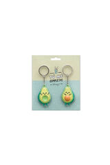 Womensecret Set of 2 friends' key rings that fit together mit Print