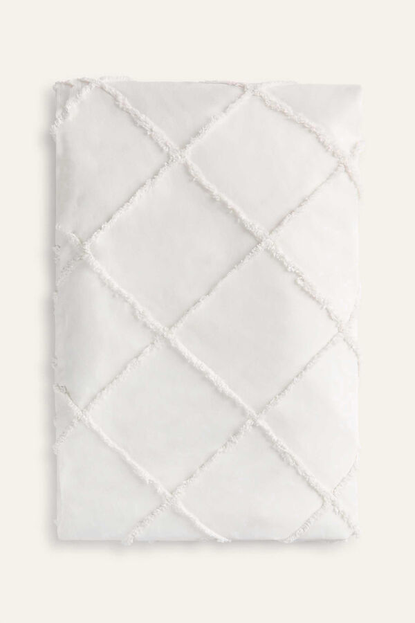 Womensecret Royal white tufted bedspread white