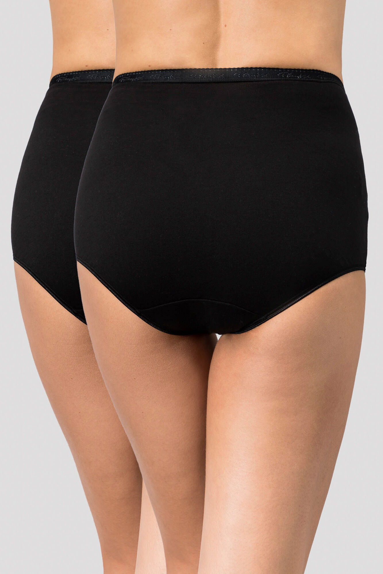 Playtex Pack de 2 bragas altas de algod&oacute;n org&aacute;nico