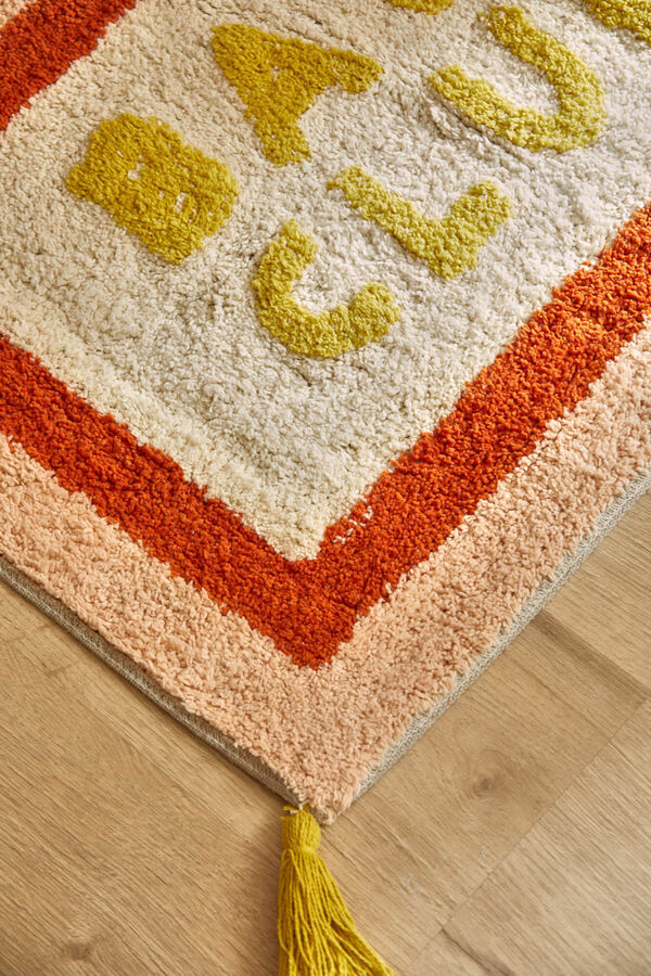 Calma House Club bath mat red