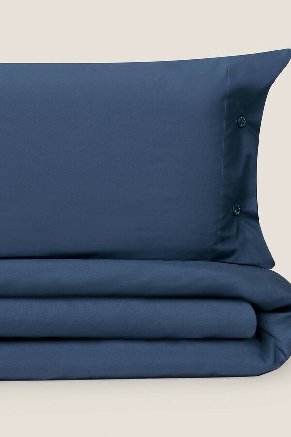 Womensecret Bettbezug Bio-Baumwolle. Bett 135-140 cm. Blau
