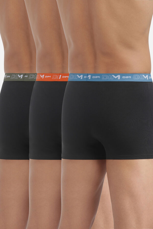 DIM Pacote com 3 boxers de algod&atilde;o estampado