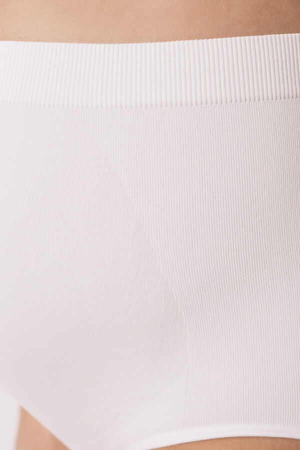 Women'secret White high-waisted maternity panty beige