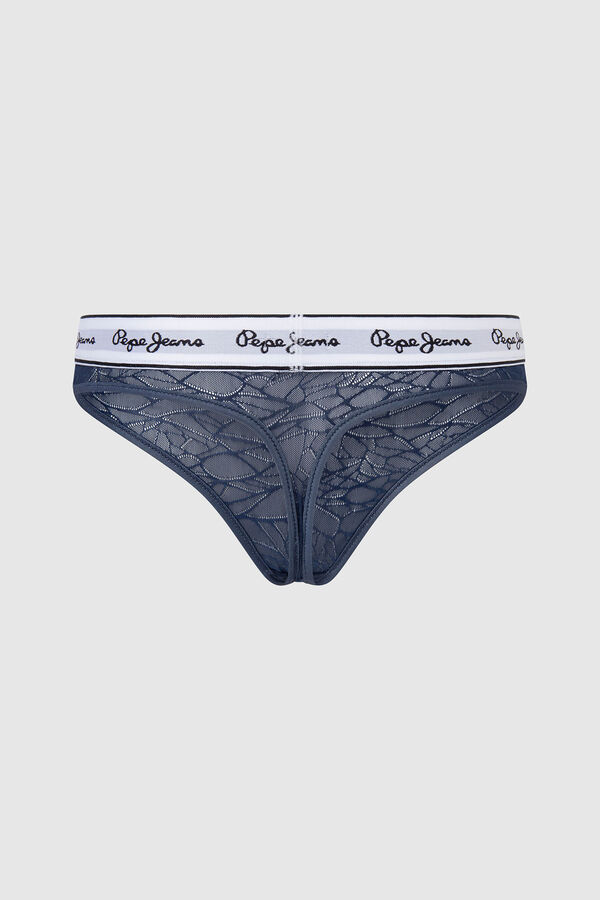 Pepe Jeans Tanga cl&aacute;sica mallas  azul