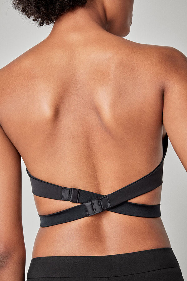 Gisela decote decote removível preto