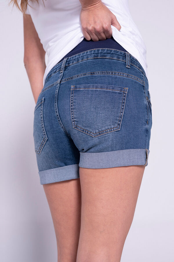 Ohma! Maternity denim shorts Plava