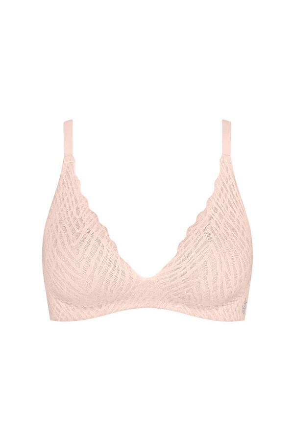 Sloggi Sujetador push up sin aro alta sujeci&oacute;n rosa