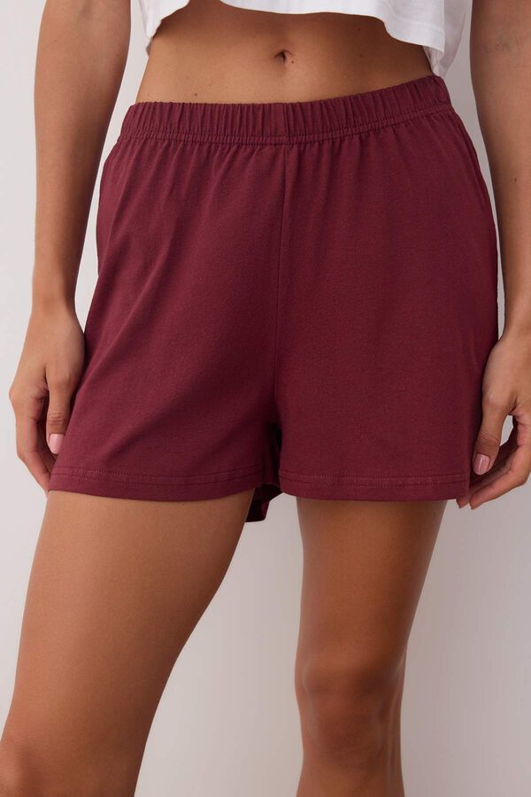 Trendyol Pack de 3 pantalones cortos de pijama estampado