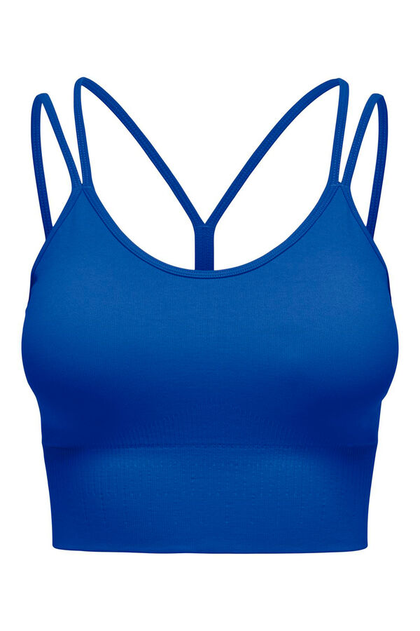 Womensecret Sports bra with thin straps bleu