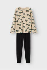 Name it Pijamas de carro para meninos bege