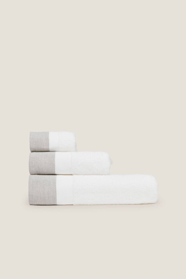 Womensecret Linen border towel Bela