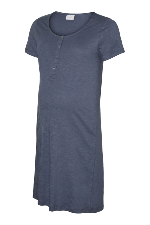 Mamalicious Camisón maternity y lactancia azul