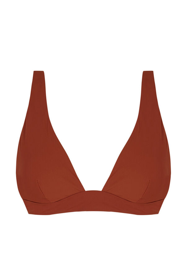 Womensecret Orange halterneck bikini top red