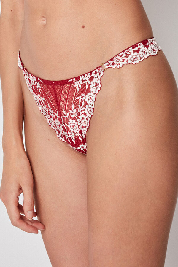 Womensecret Brazilian panty rouge
