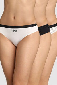 DIM Pack 3 bragas Pockets Coton