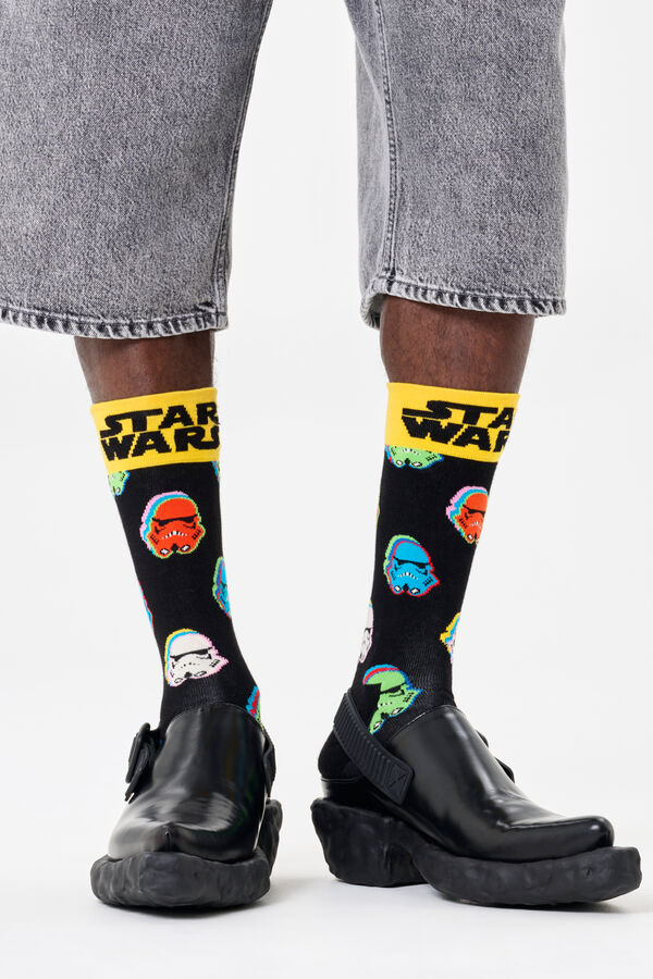 Happy Socks Unisex Star Wars&trade; Stormtrooper Socks black