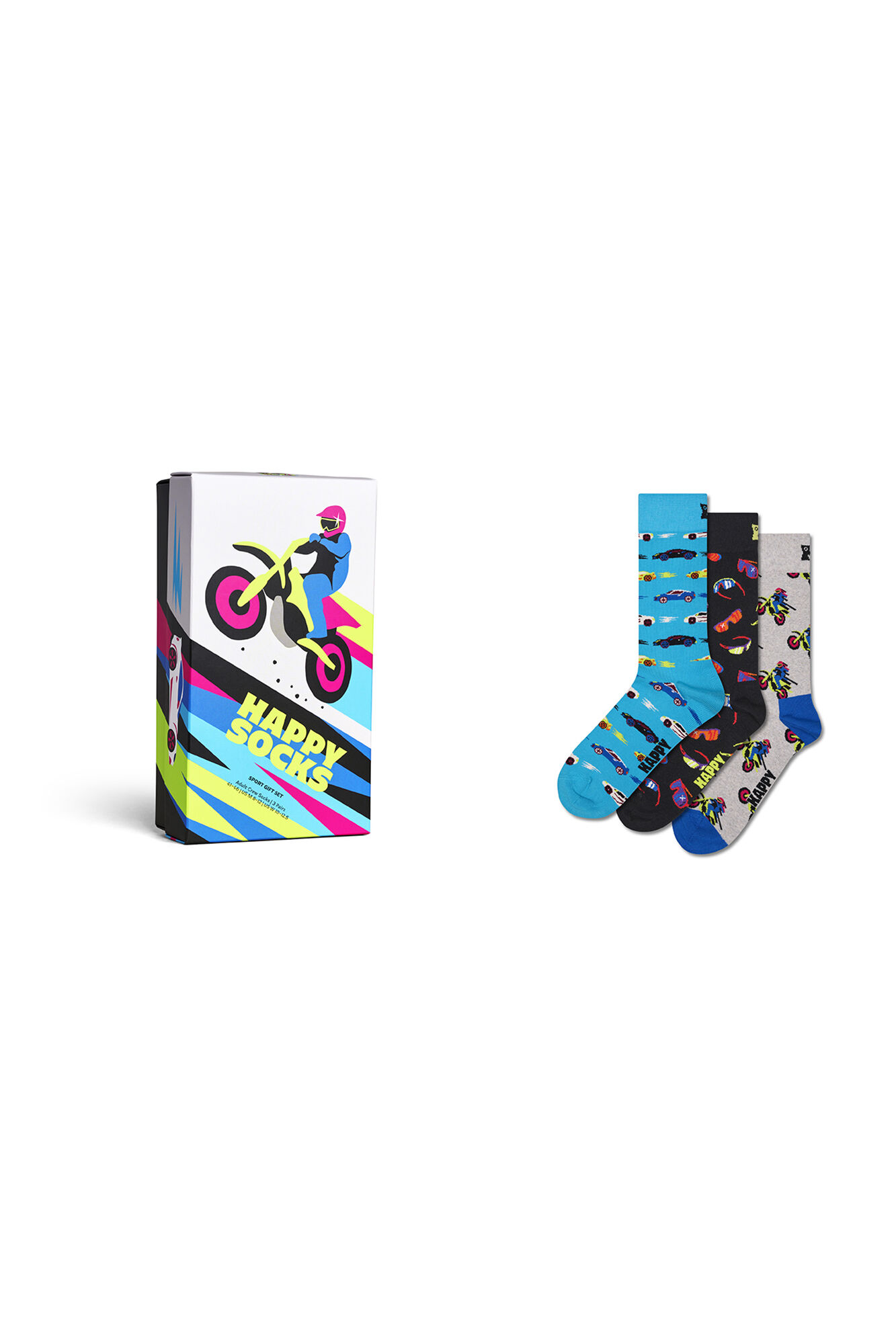 Happy Socks Pack de 3 calcetines de deportes 