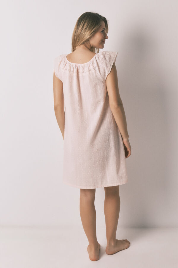 Women'secret Green cotton long nightgown maternity red