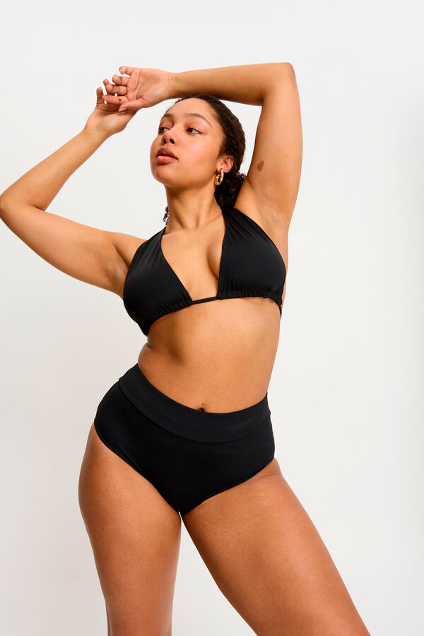 Modibodi Braga alta bikini menstrual alta absorci&oacute;n negro