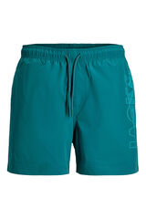 Jack & Jones Contrast logo detail swimwear blue