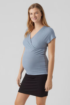 Womensecret 2-function maternity knit top Blau