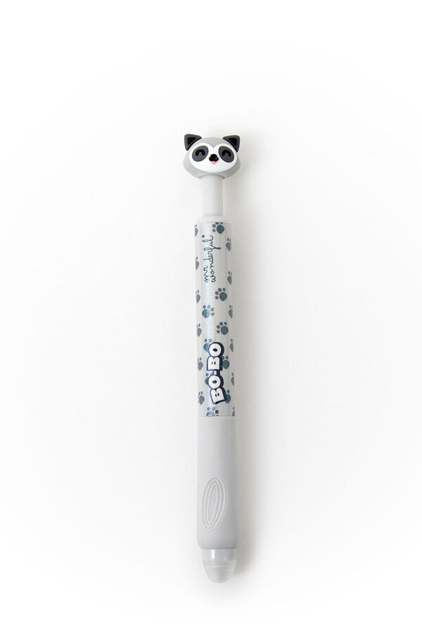 Mr. Wonderful Raccoon erasable pen Bo-Bo Click! printed