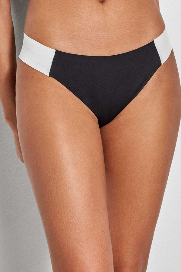 Womensecret Laser cut bikini bottoms Crna