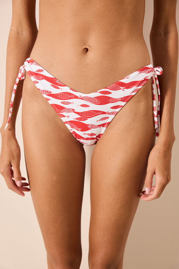 Womensecret Classic printed bikini bottom imprimé