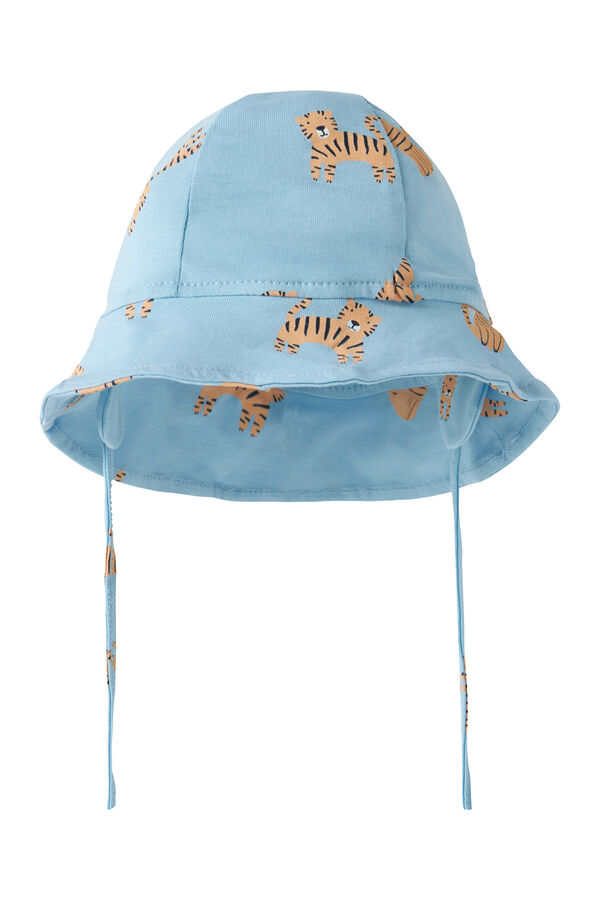Name it Bedruckte Baby-M&uuml;tze Blau