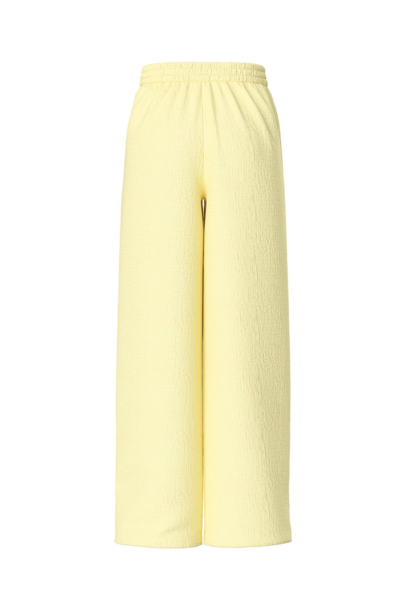 Pieces Bequeme weite Baumwollhose