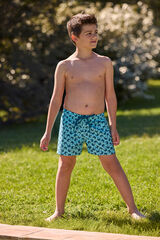 Promise Crab print boy's swimwear blue