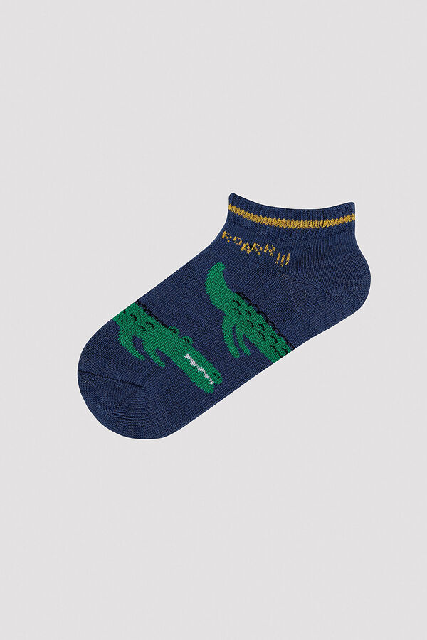 Womensecret B.Friendly Crocodile 3 Pack Booties Socks printed