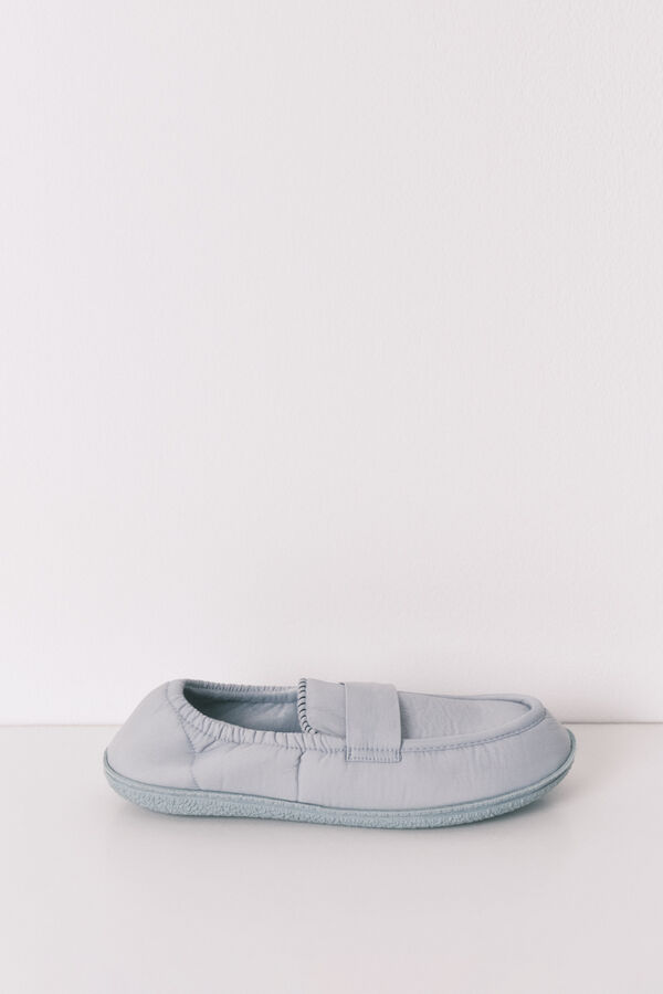 Women'secret Blue loafer slippers blue