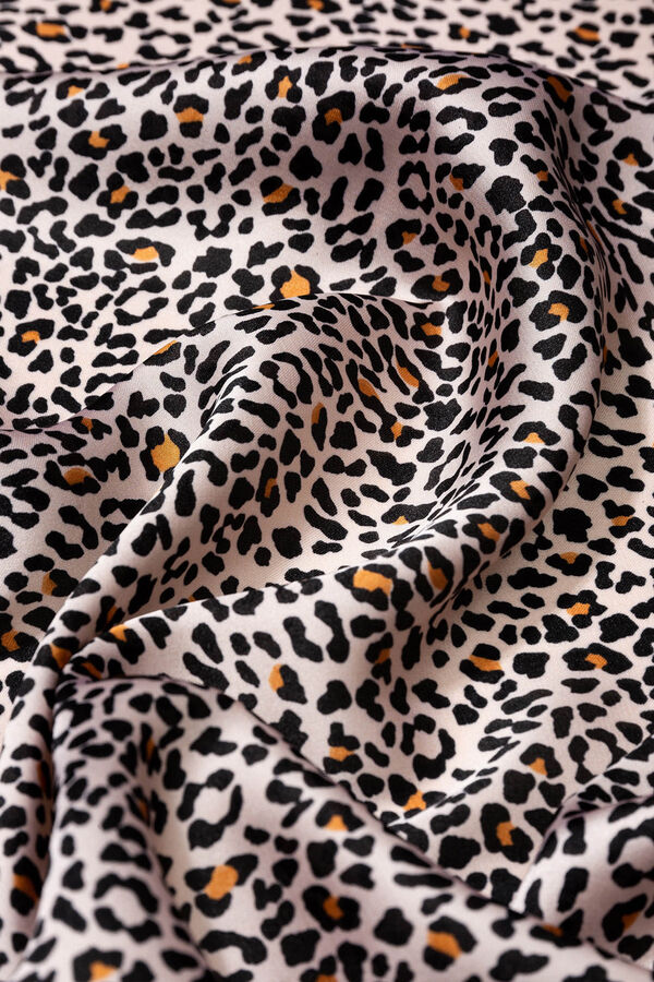 Vilanova Bandana Satinada de Leopardo estampado