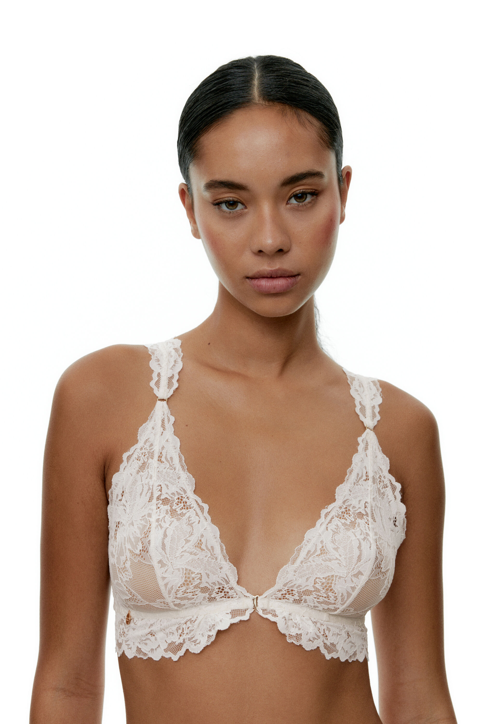 Black Limba Piaf Gardenia Neckholder-Bralette