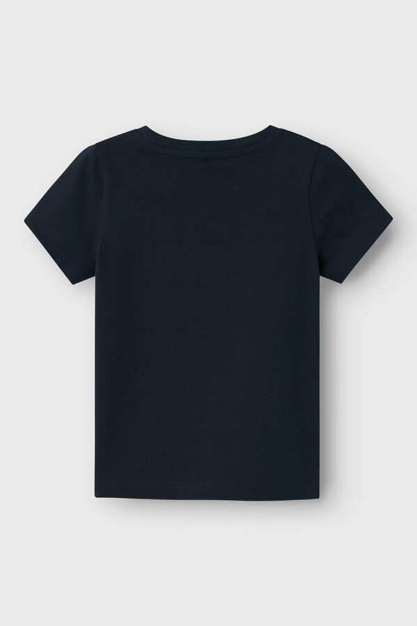 Womensecret Girls' short-sleeved T-shirt bleu