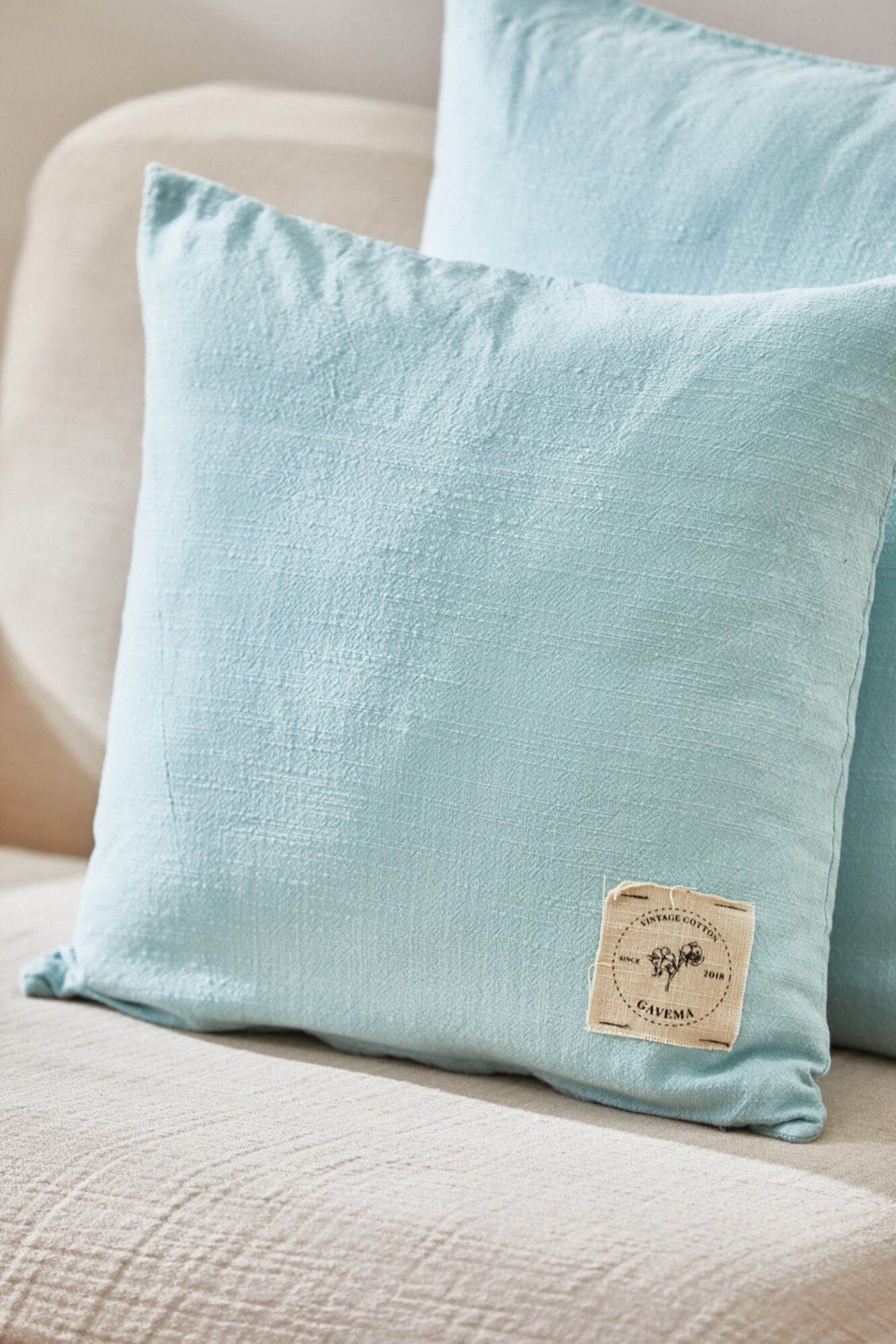 Calma House Capa de coxim turquesa Gavema