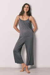Women'secret Grey long strap pyjamas grey