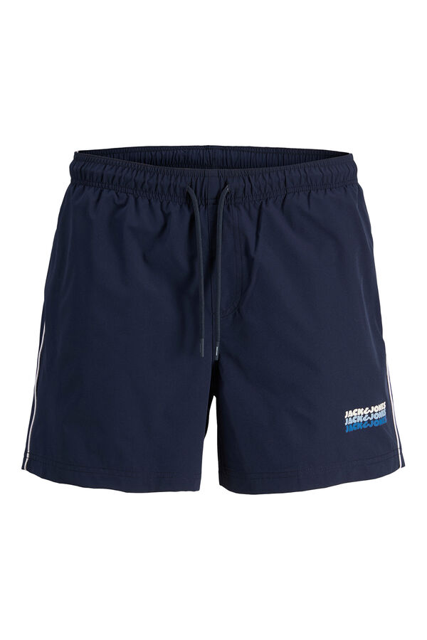 Jack & Jones Ba&ntilde;ador detalle logo cord&oacute;n azul