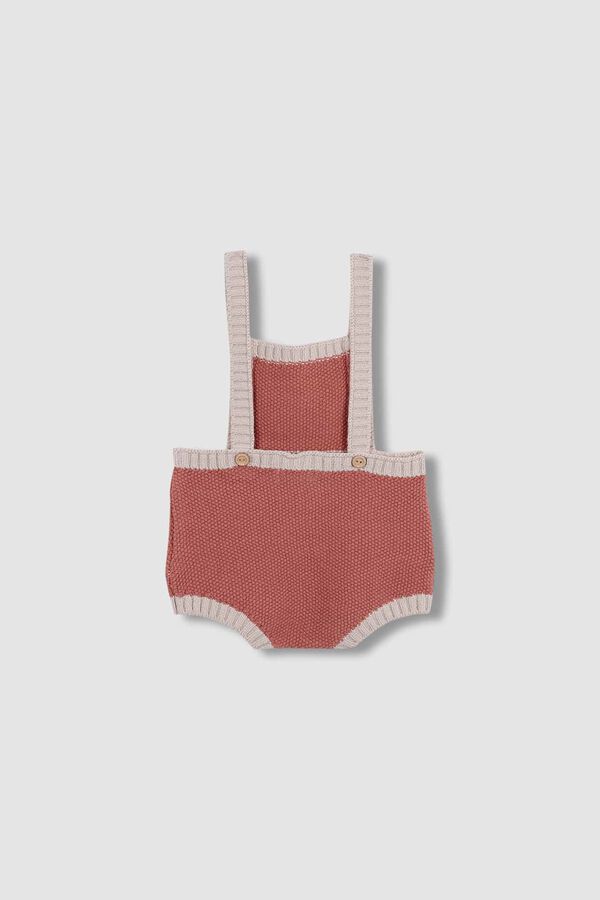 Womensecret Pink bloomers with contrast straps Rot