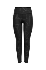 Womensecret Print high- rise leggings Crna