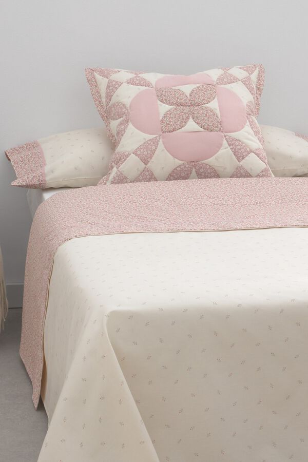 Bedrucktes Patchwork-Bettlaken-Set | Bettwäsche und Schlafzimmertextilien