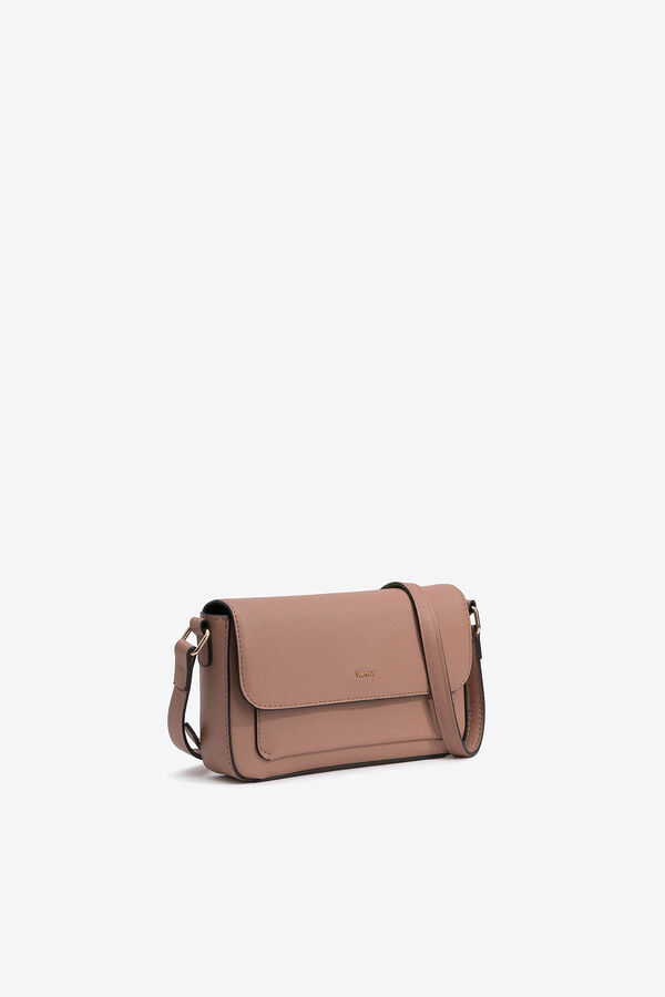 Vilanova Bolso Bandolera con Solapa rosa