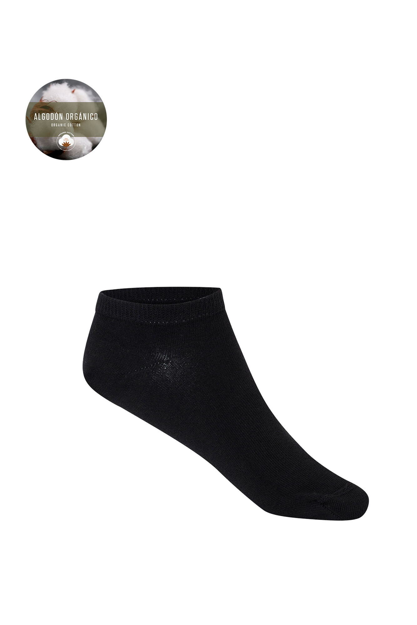 Punto Blanco Pacote com 2 meias lisas de algod&atilde;o org&acirc;nico