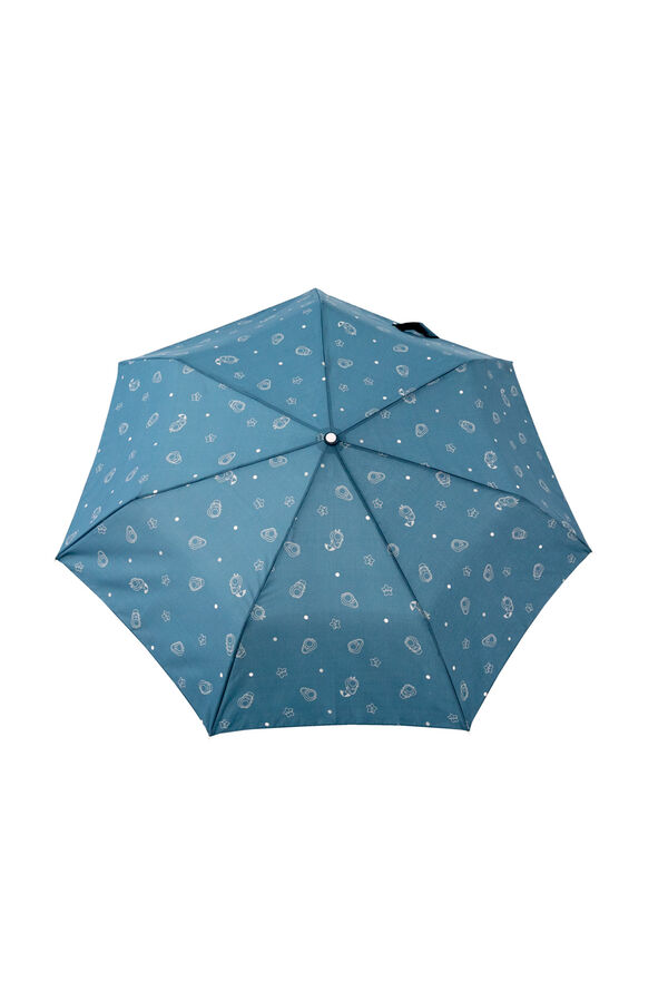 Womensecret Guarda-chuva médio azul - Avocado print estampado
