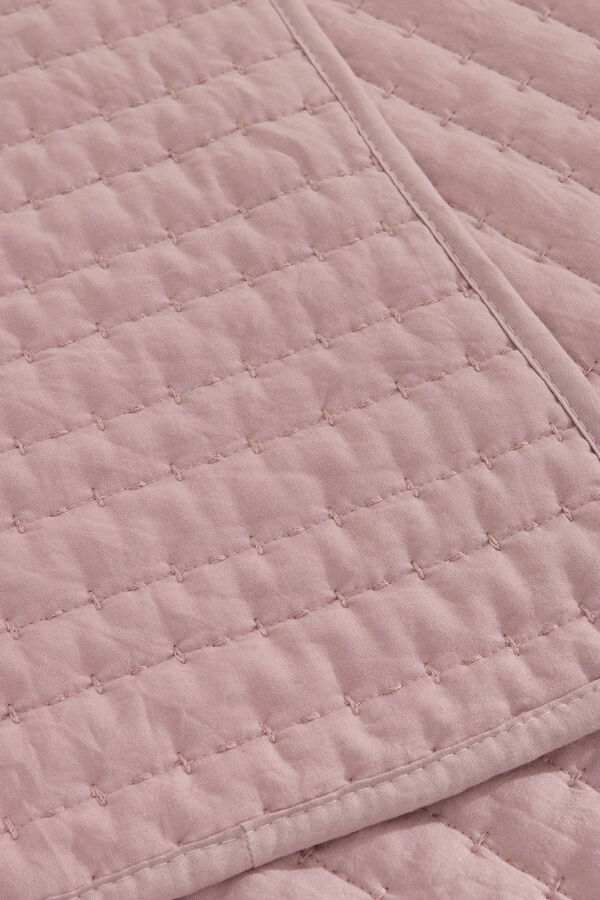 Womensecret Embroidery detail bedspread. For a 180-200 cm bed. pink