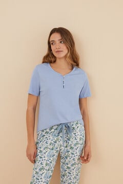 Womensecret Blue 100% cotton pyjamas blue