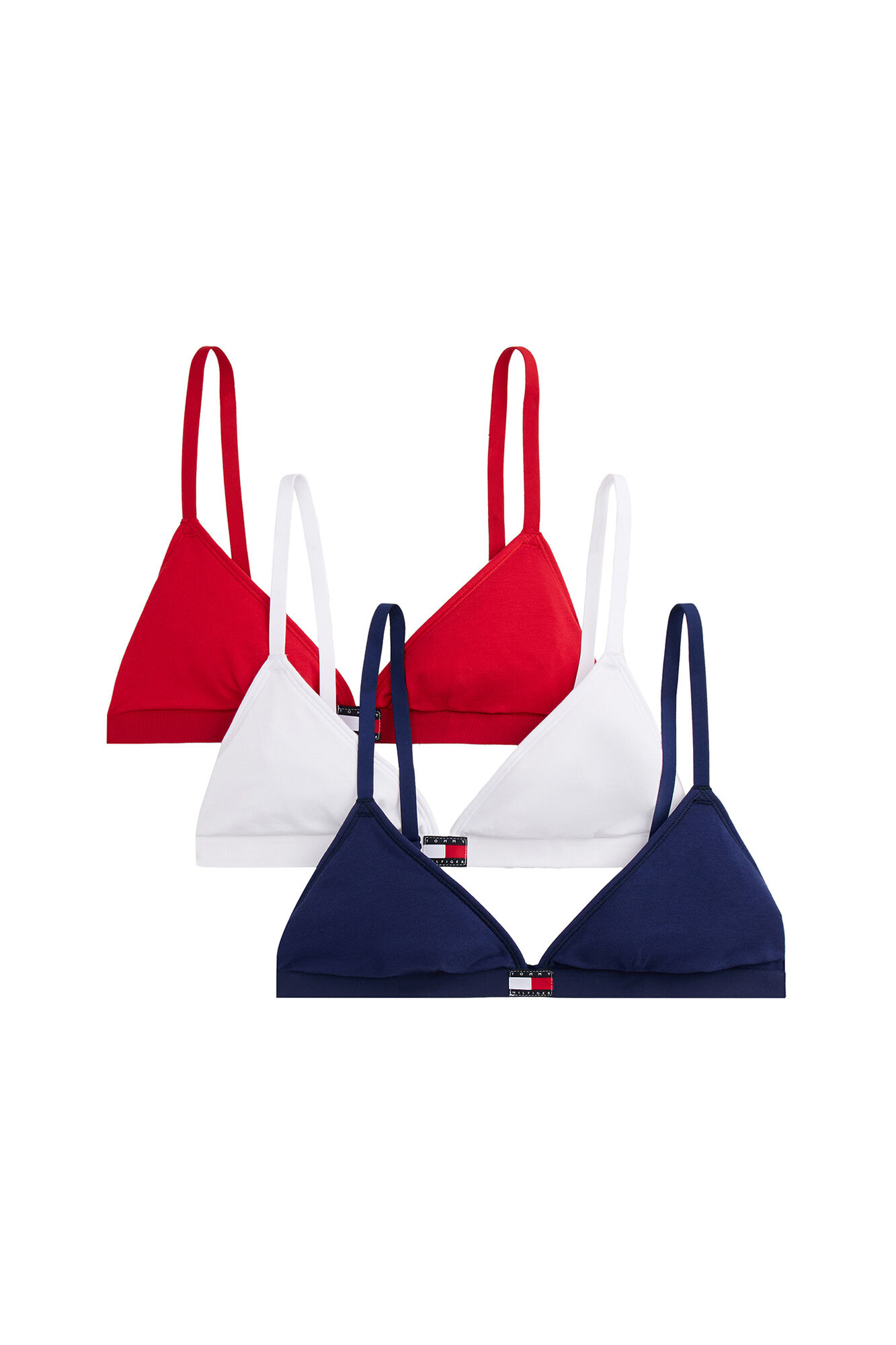 Tommy Hilfiger Pack de 3 sujetadores triangulares 