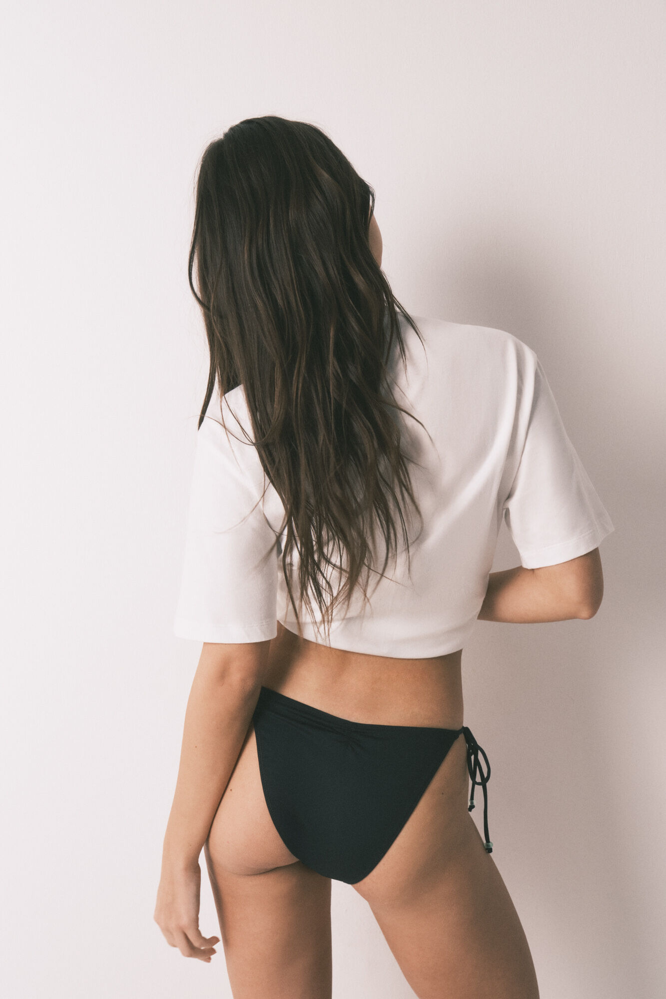 HI&BYE Braga bikini tiras negra