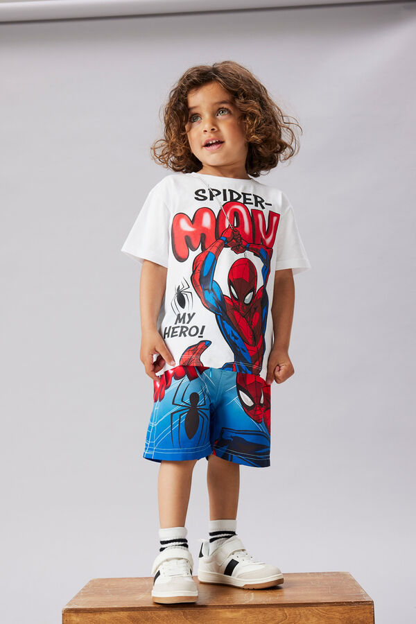 Name it Spiderman short sleeve T-shirt white